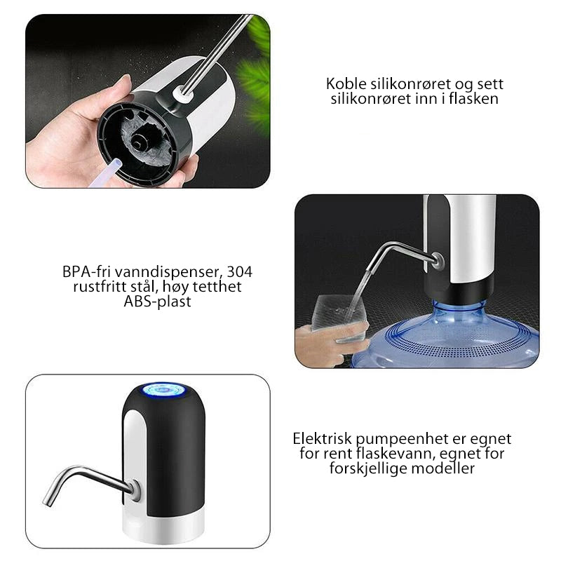 Bærbar Elektrisk Vanndispenser