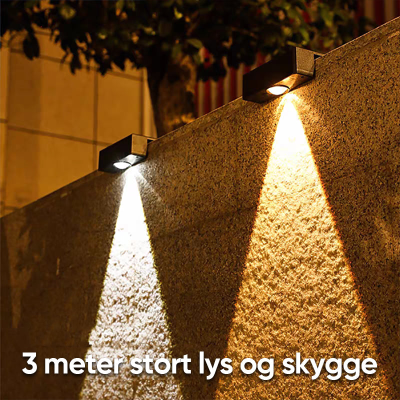 Super Bright Solar Vegglampe