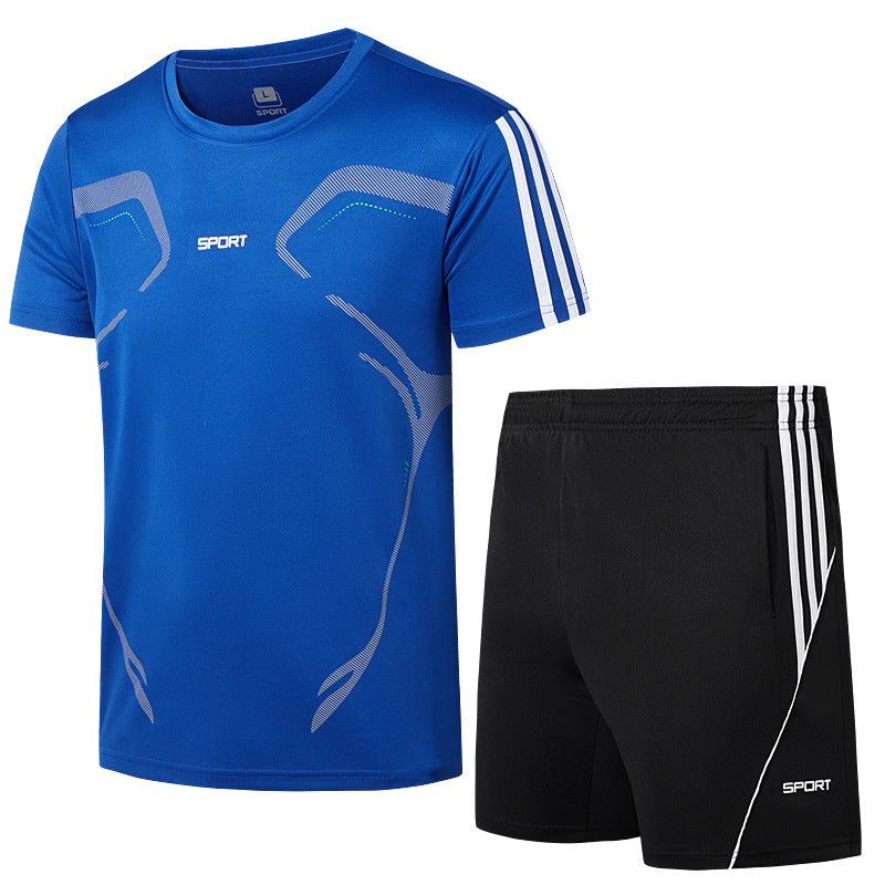 Fitness Hurtigtørkende Klatresportshirt og Shortsett