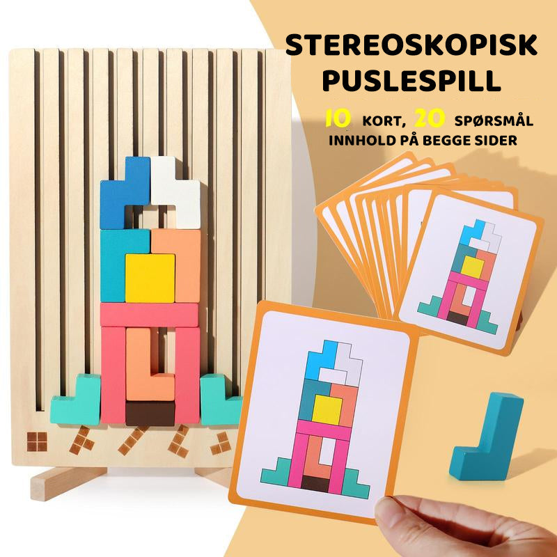 Tre-stablingspuslespill