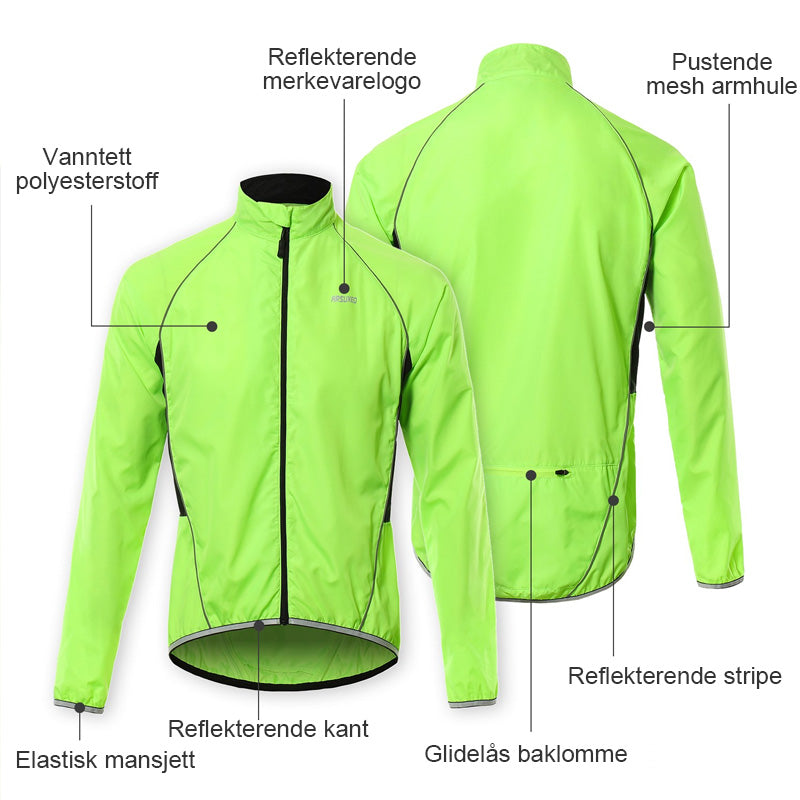 Vanntett sportsjakke for menn