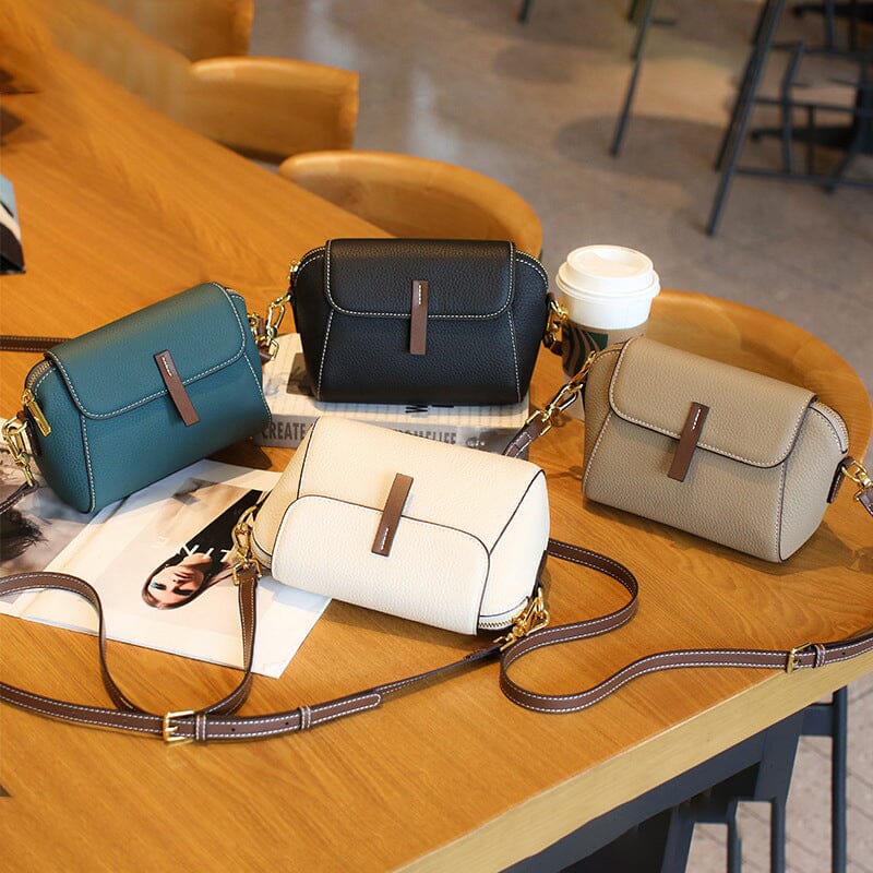 Lett luksus mykt skinn Crossbody-veske