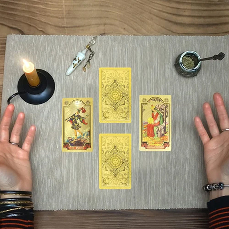 Tarot i gullfolie