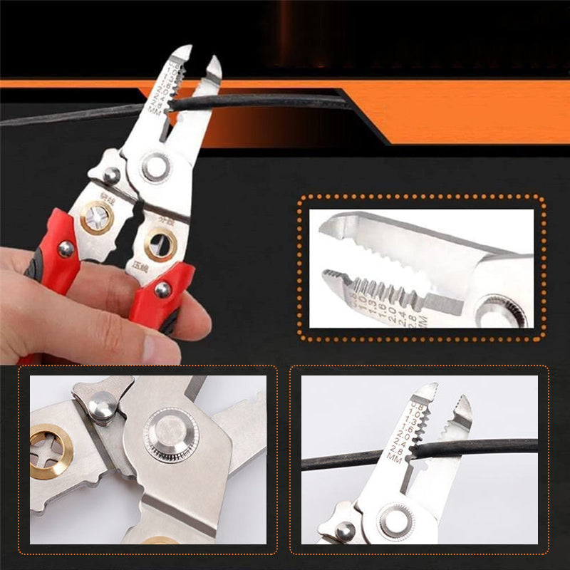 Multifunksjonell wire splitting tang