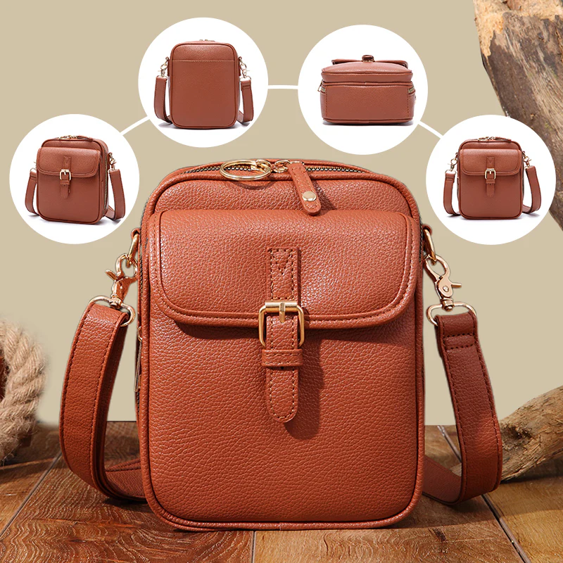 Uformell Crossbody Liten Firkantet Veske