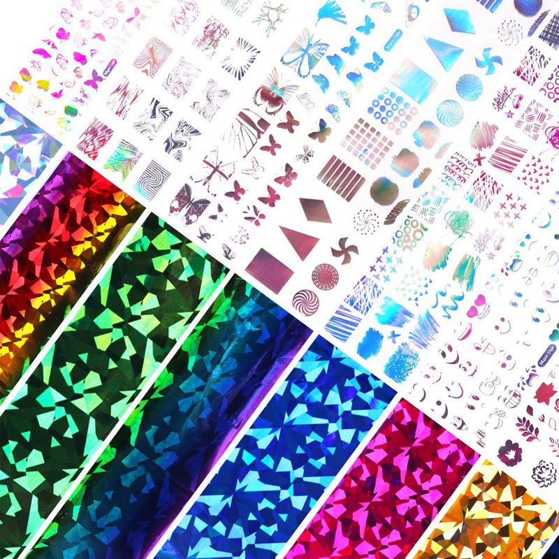Reflekterende Mosaikk Negle Kunst Overføring Folier（🔥🔥Kjøp 2, -5 %; Kjøp 3, -10 %）