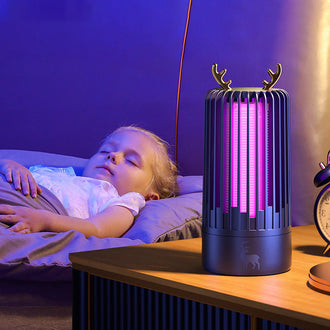 Mygglampe med gevirdekor