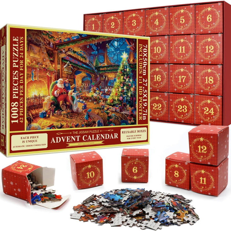 Julepuslespill Adventskalender