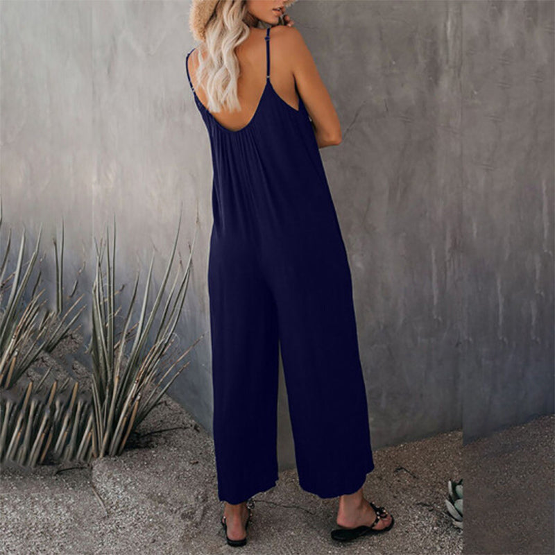 Løs Cami Stretchy Jumpsuit