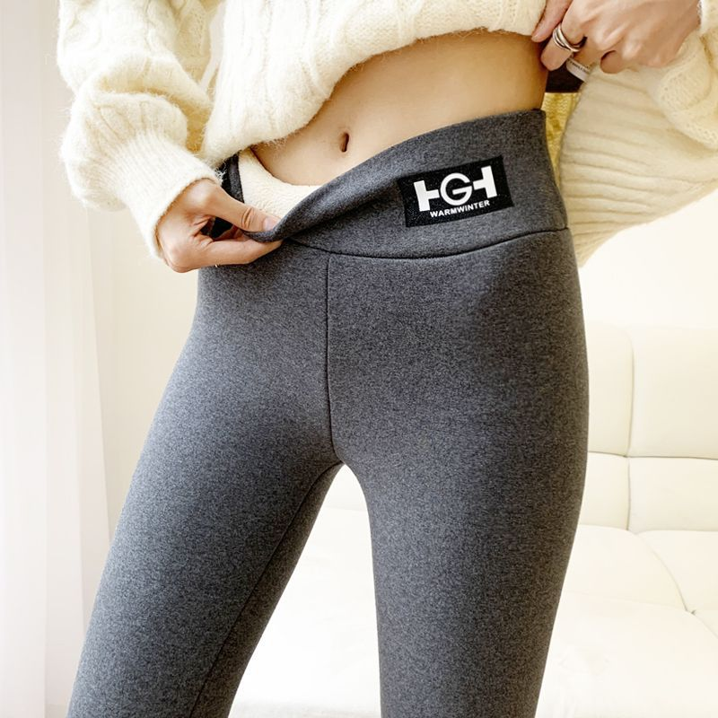 Kvinners varme fleece-fôrede leggings