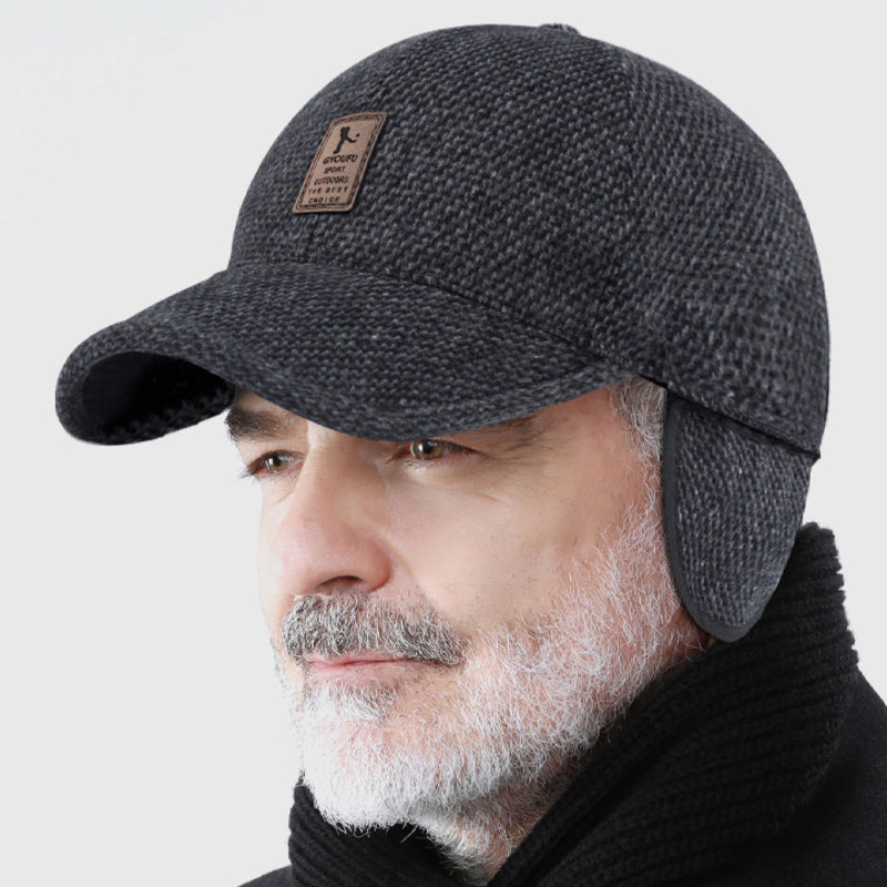 Baseball Cap Winter Dad Hat Warm Snapback Caps