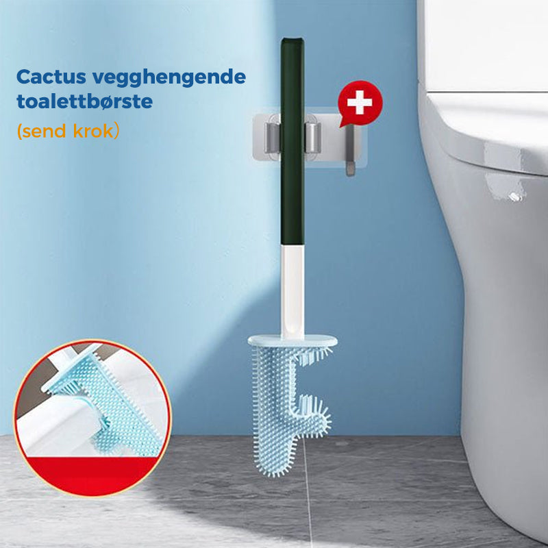 Kaktus-formet toalettbørste