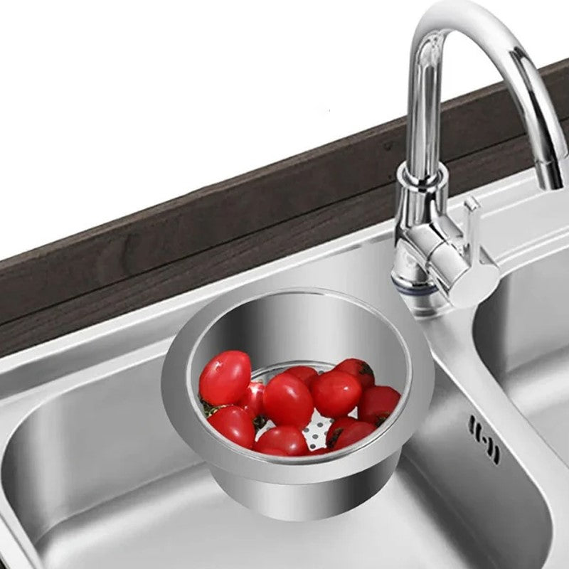 Rustfritt Stål Swan Sink Strainer Basket