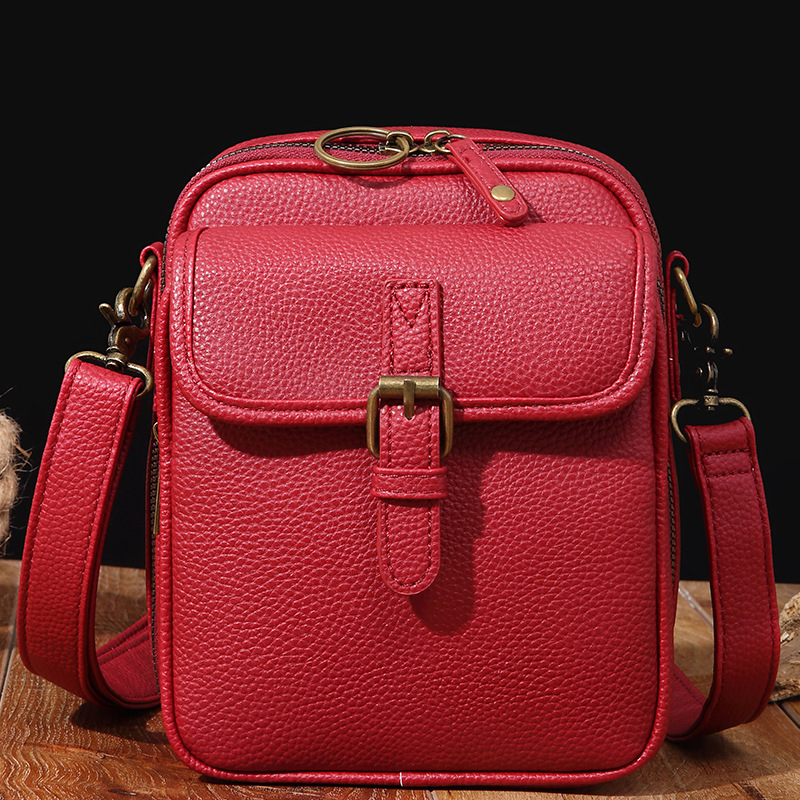 Uformell Crossbody Liten Firkantet Veske