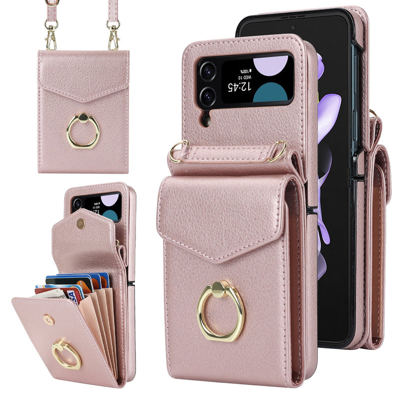 Z Flip5 sammenleggbart Messenger-telefondeksel til Samsung Flip4
