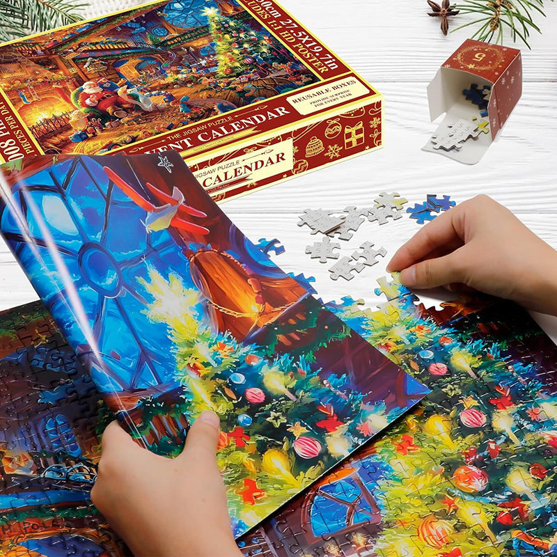 Julepuslespill Adventskalender