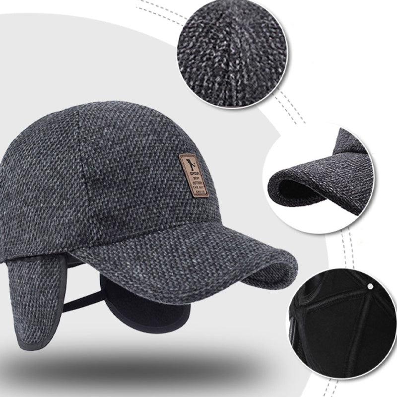 Baseball Cap Winter Dad Hat Warm Snapback Caps