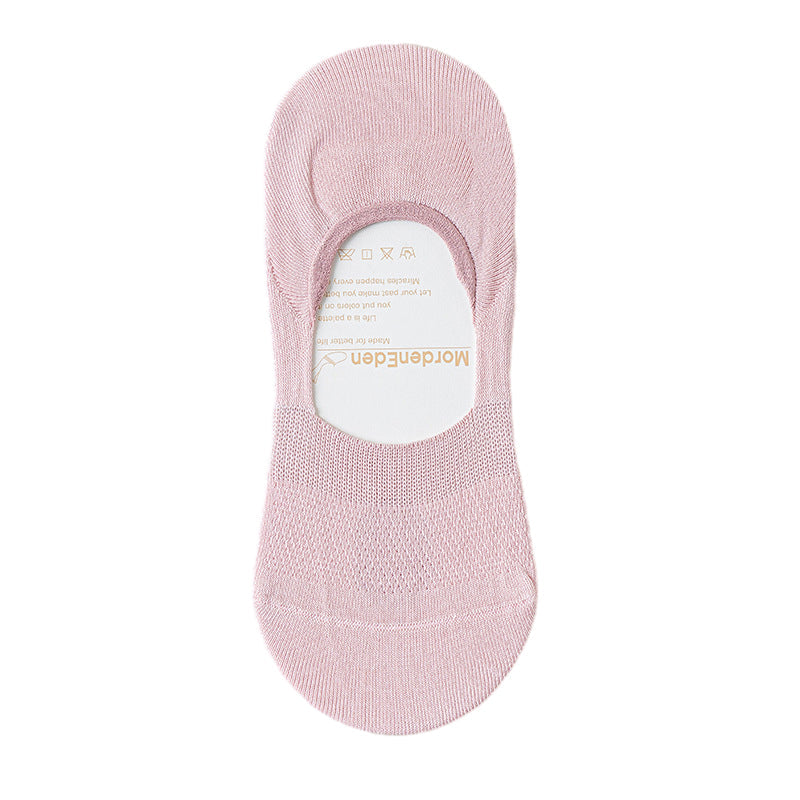Cotton Dame Mesh Pustende Crew Sokker