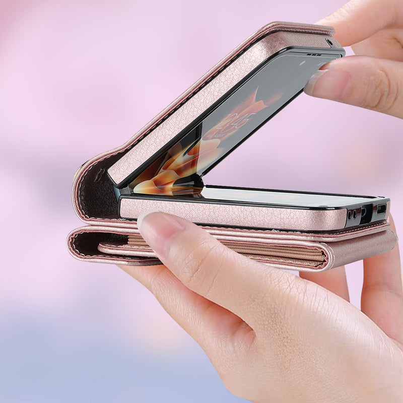 Z Flip5 sammenleggbart Messenger-telefondeksel til Samsung Flip4