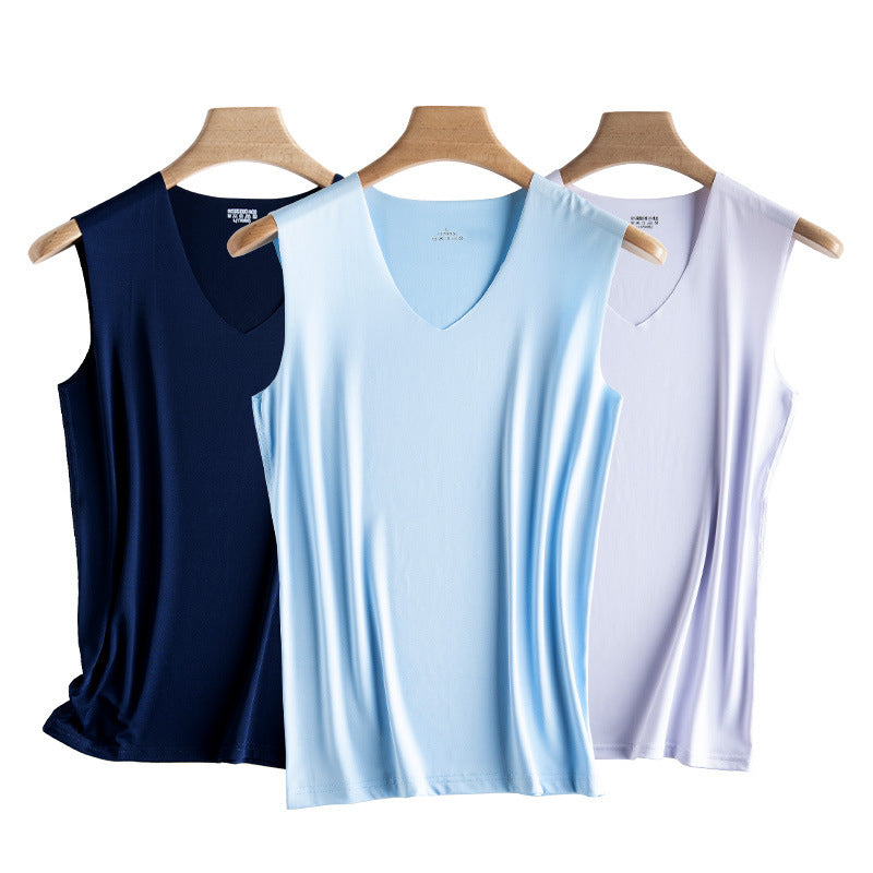 Ice silk seamless men's vest