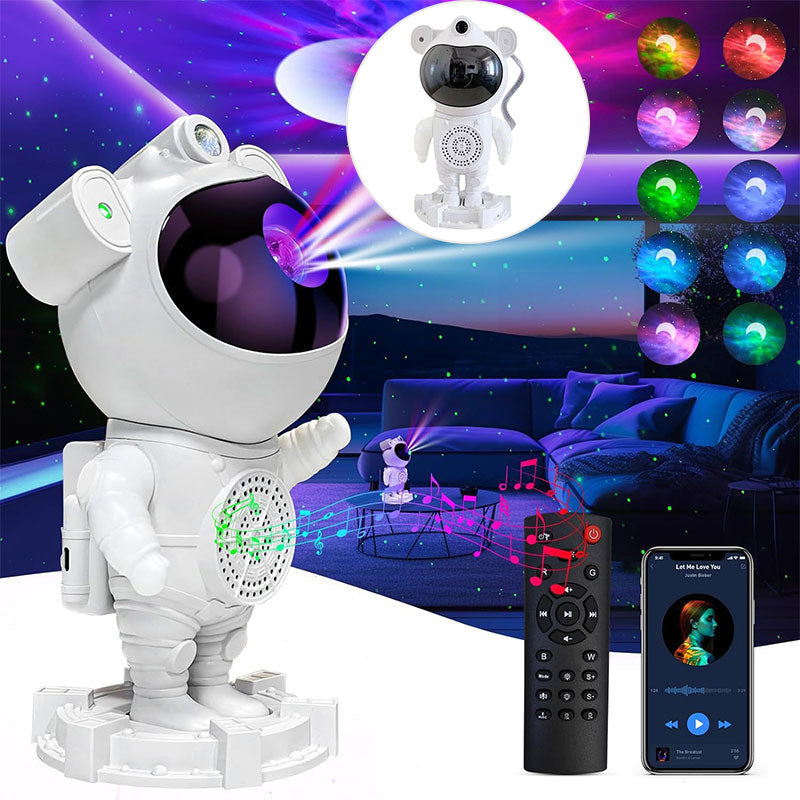Astronaut stjernehimmel projeksjonslampe