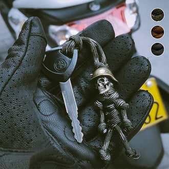 Skjelettsoldat Paracord nøkkelring