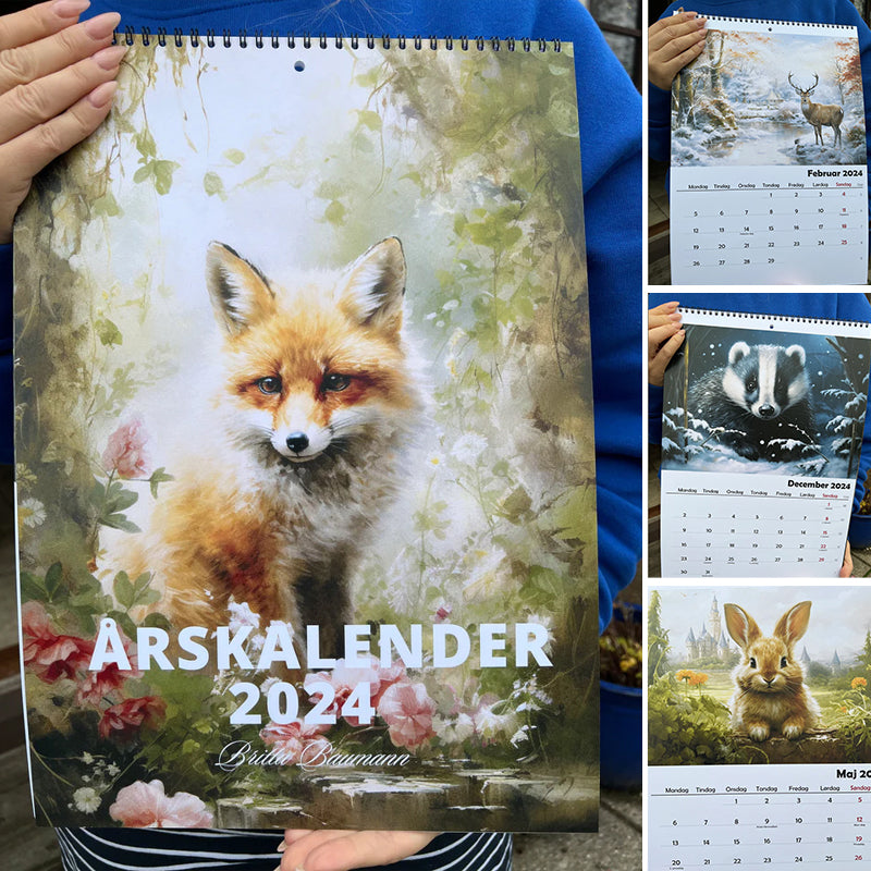 Søte dyrekalender 2024