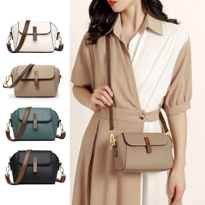 Lett luksus mykt skinn Crossbody-veske