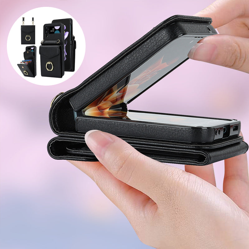 Z Flip5 sammenleggbart Messenger-telefondeksel til Samsung Flip4