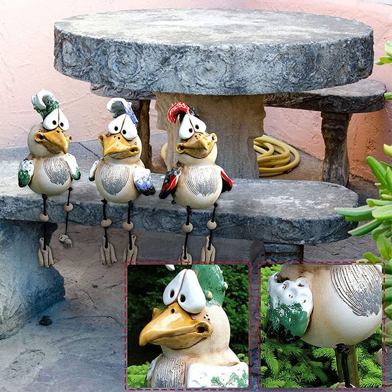 Harpiks kylling hage ornament