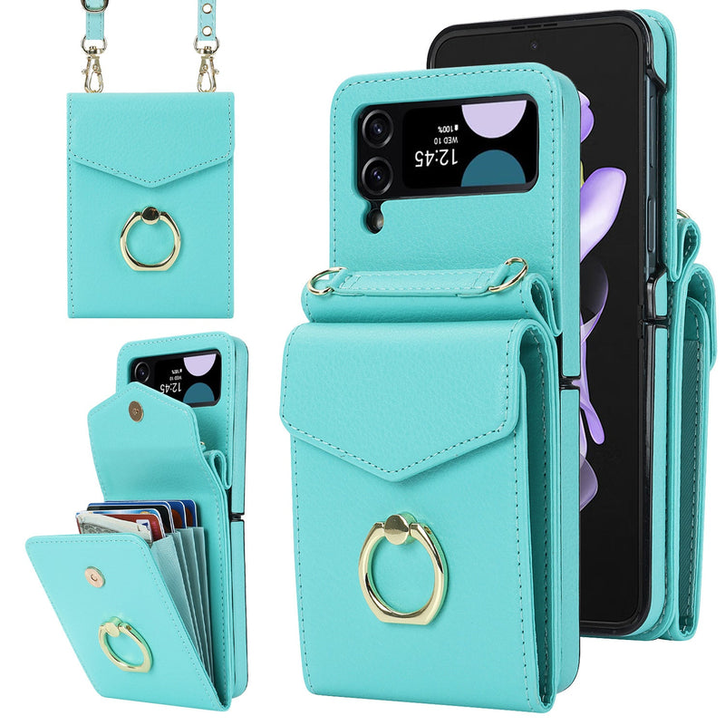 Z Flip5 sammenleggbart Messenger-telefondeksel til Samsung Flip4