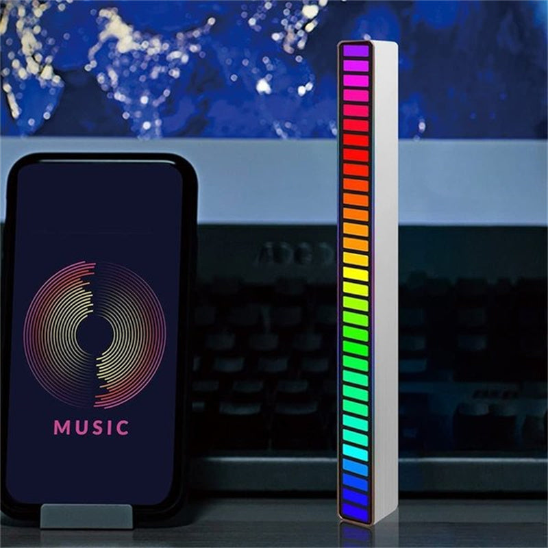 Trådløs lydaktivert RGB-lyslinje