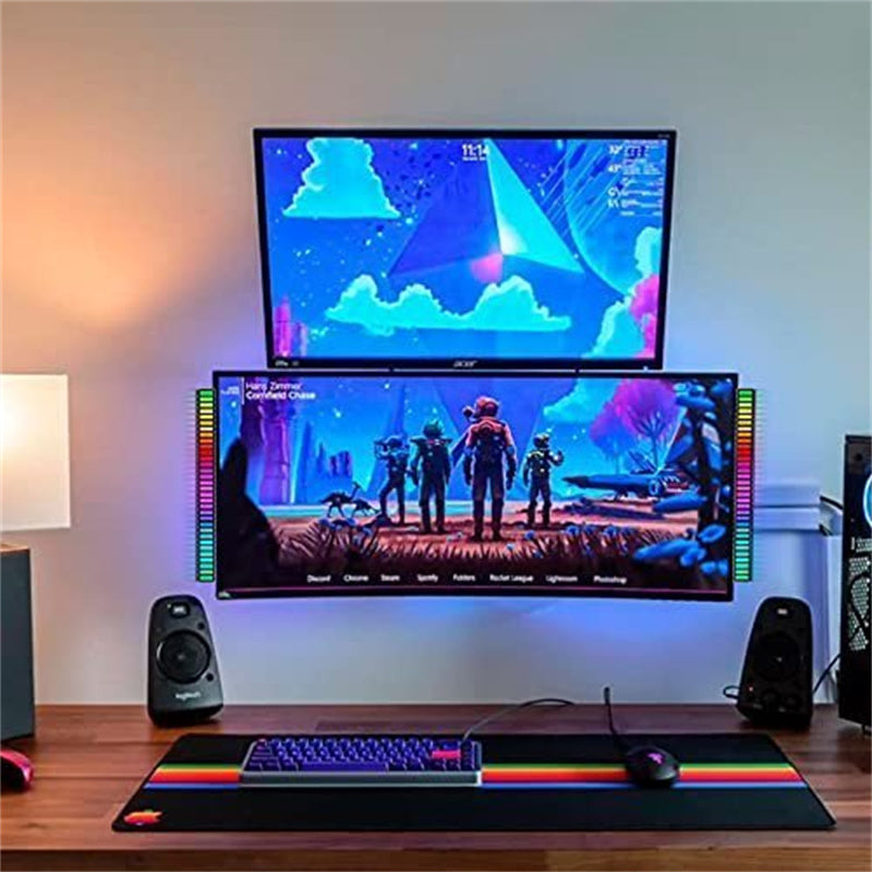 Trådløs lydaktivert RGB-lyslinje