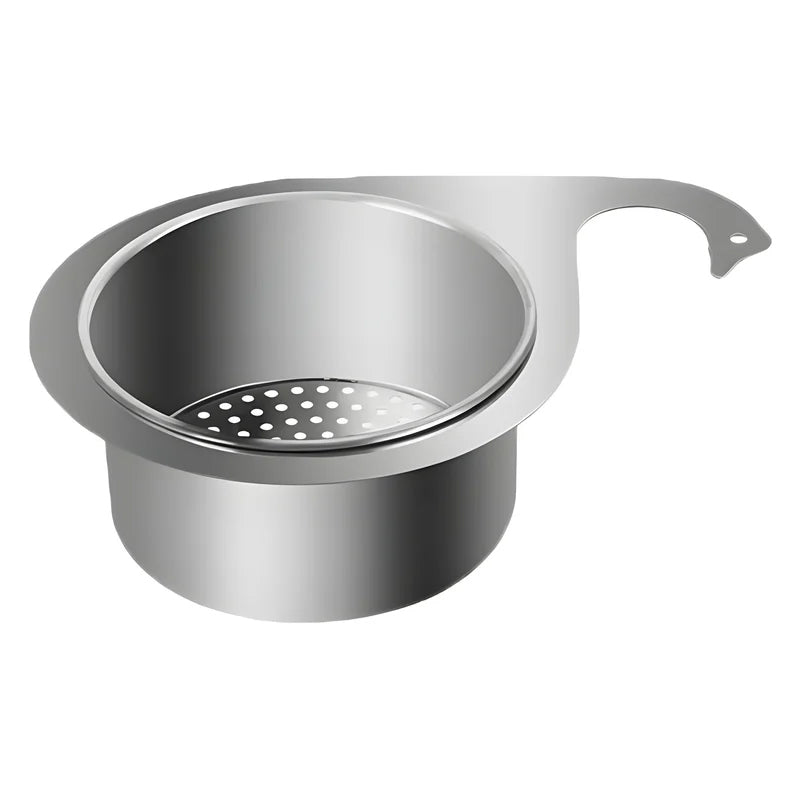 Rustfritt Stål Swan Sink Strainer Basket