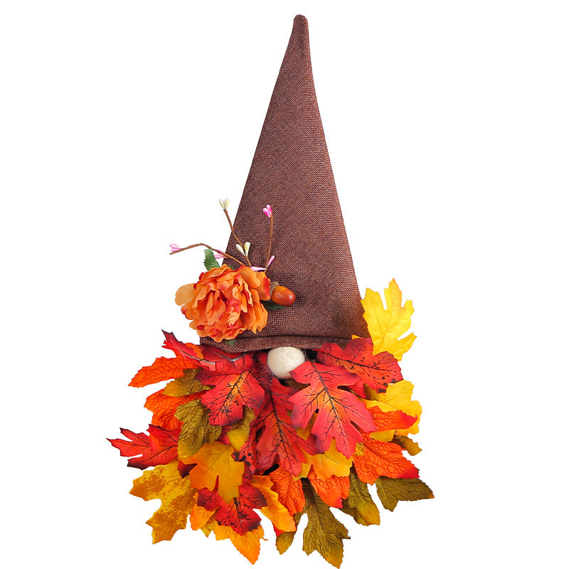 Maple Leaf Hat Dør Hengende Lue Foto Rekvisitter Vegghatt