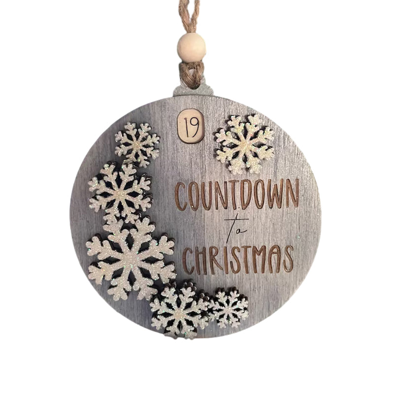 3D-nissen Countdown to Christmas Ornament