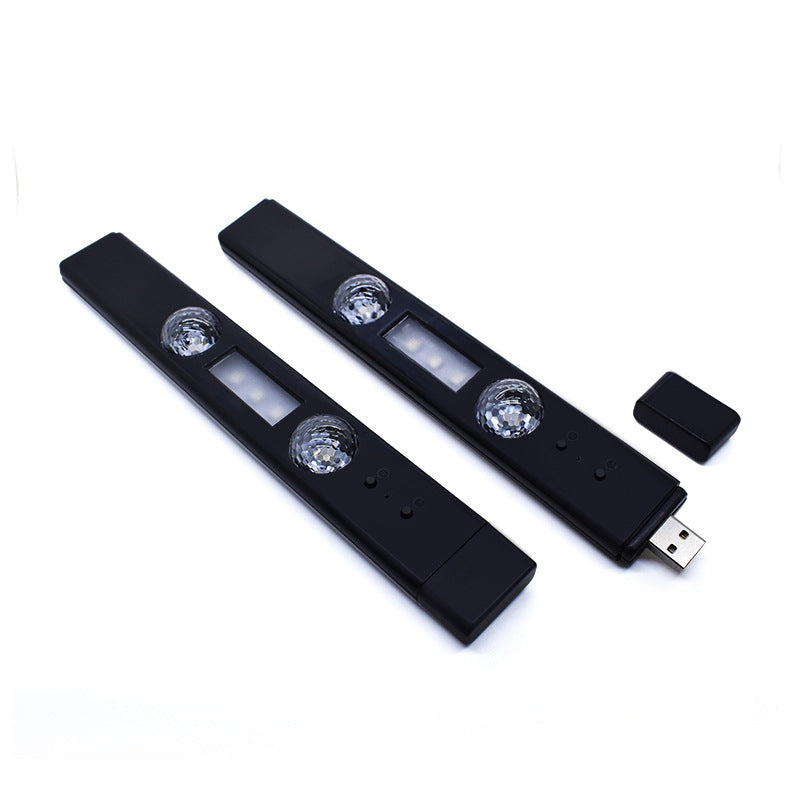 USB oppladbare fargerike LED-dekorative lys