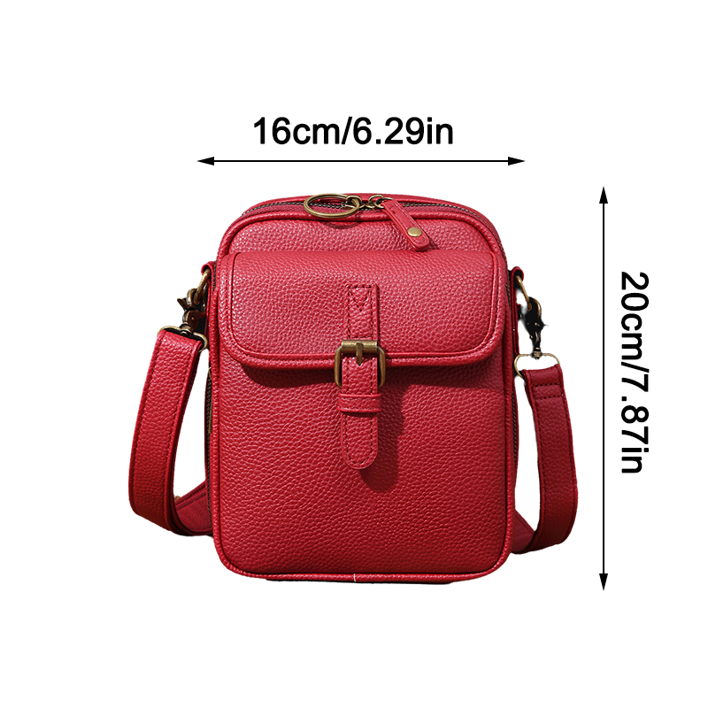Uformell Crossbody Liten Firkantet Veske