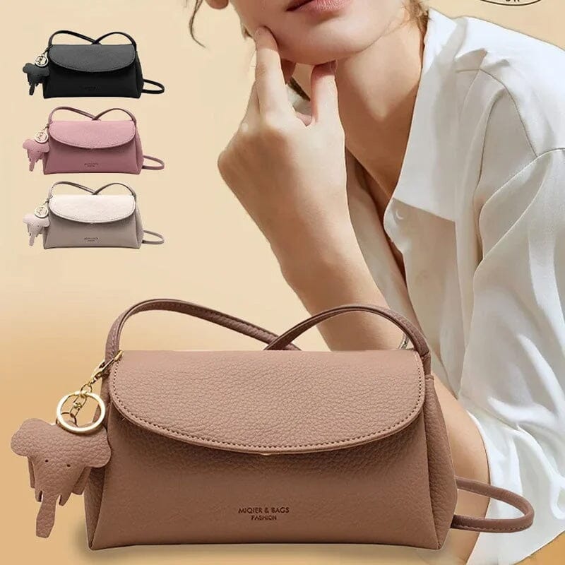 Mote Crossbody-veske med elefantanheng