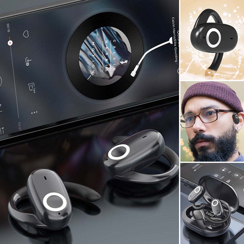 Trådløs Ørehengende Bluetooth Hodetelefon