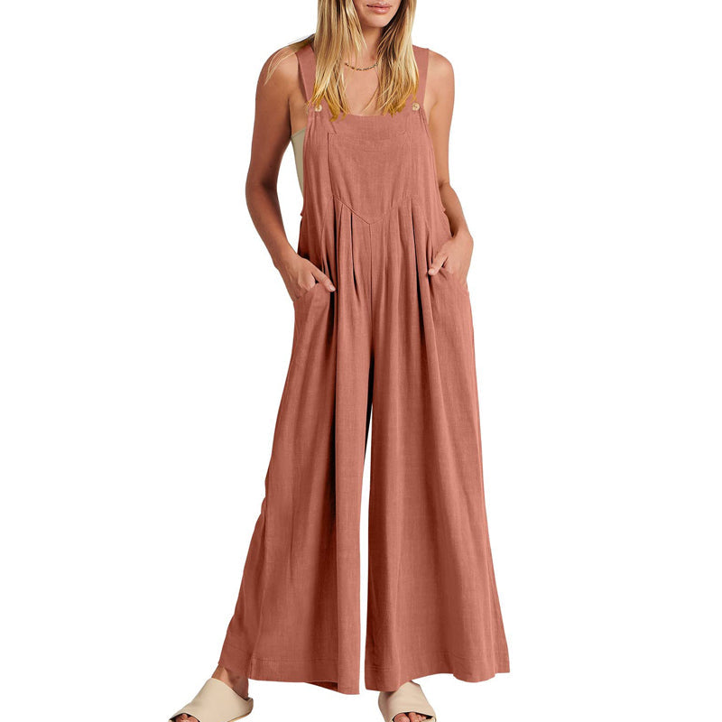 Jumpsuit uten ermer for kvinner