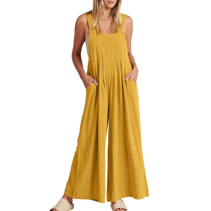 Jumpsuit uten ermer for kvinner