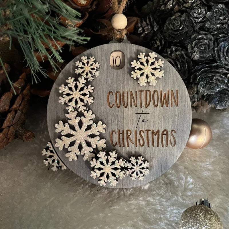 3D-nissen Countdown to Christmas Ornament