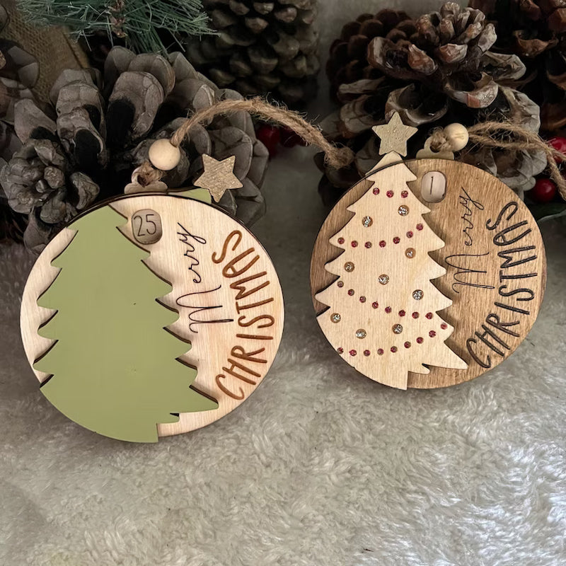 3D-nissen Countdown to Christmas Ornament