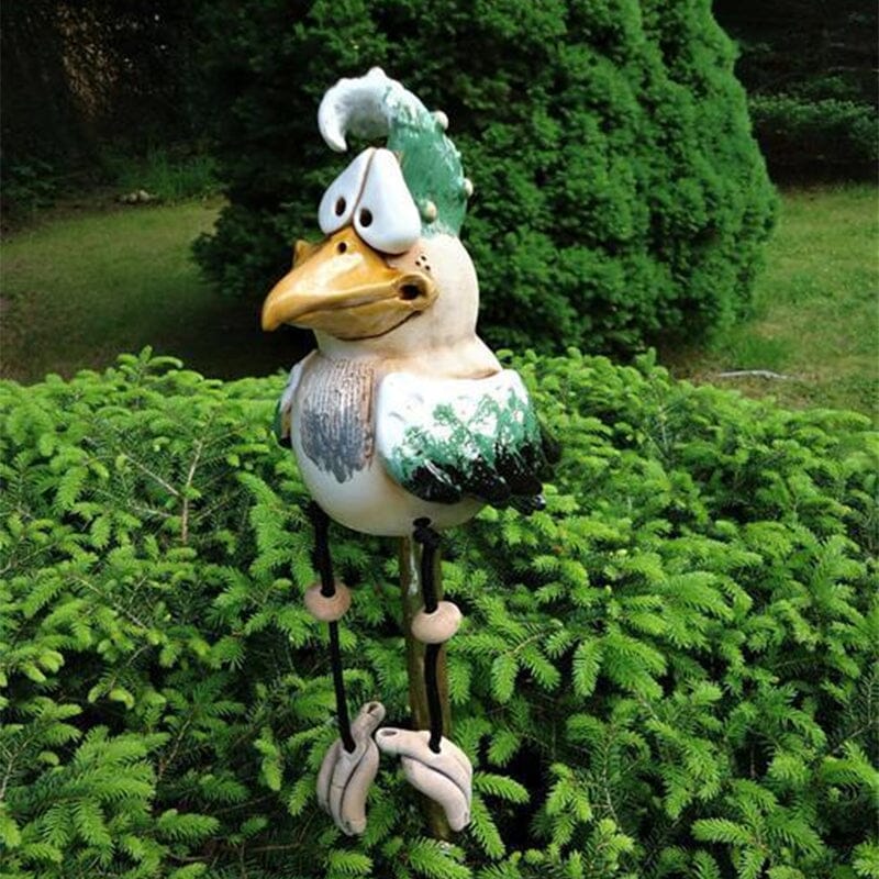 Harpiks kylling hage ornament