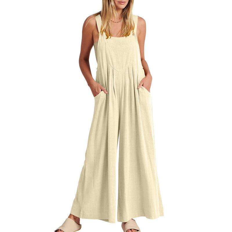 Jumpsuit uten ermer for kvinner