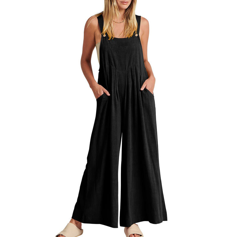 Jumpsuit uten ermer for kvinner