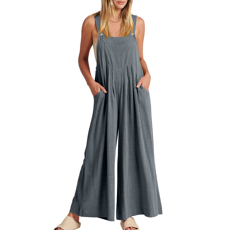Jumpsuit uten ermer for kvinner