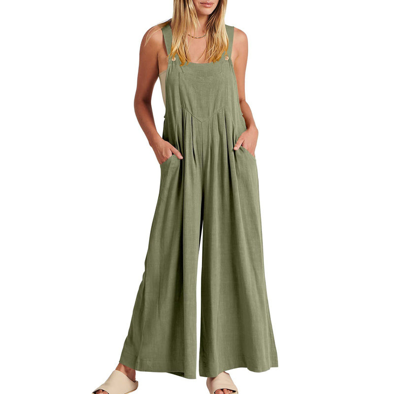 Jumpsuit uten ermer for kvinner