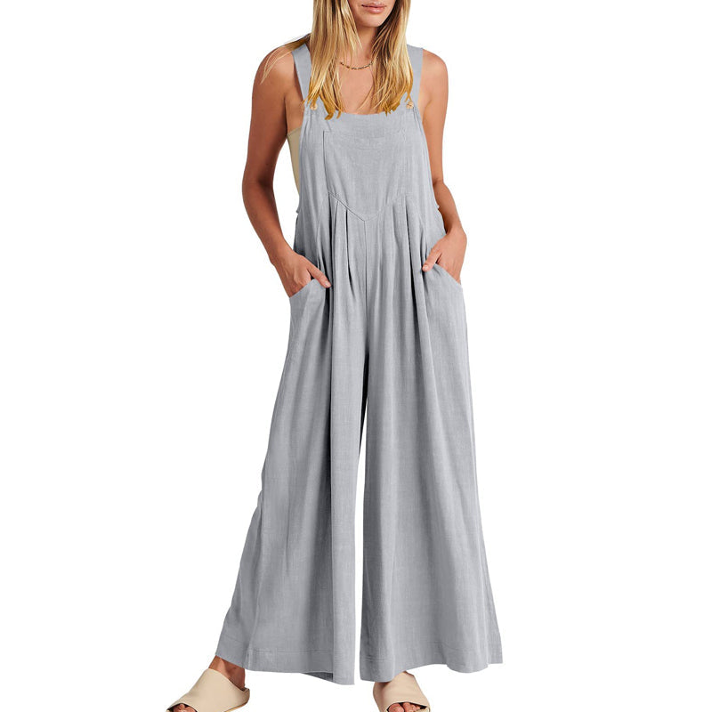Jumpsuit uten ermer for kvinner
